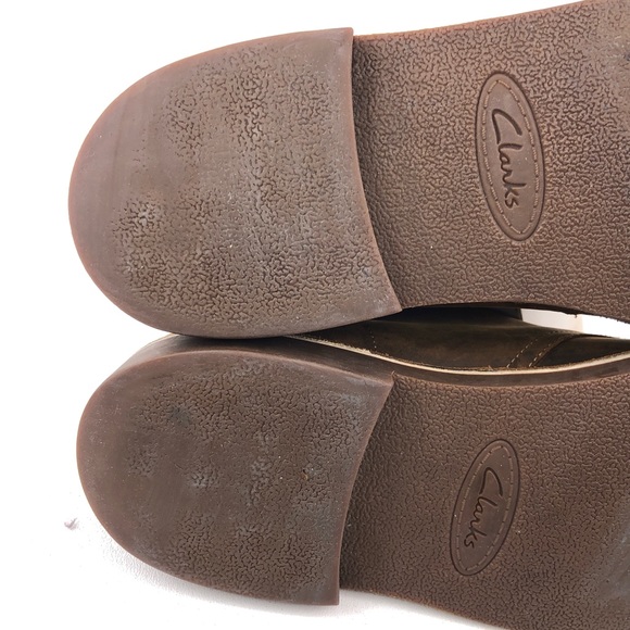 Clarks Bushacre Brown Leather Chukka Boots 13M main image 4